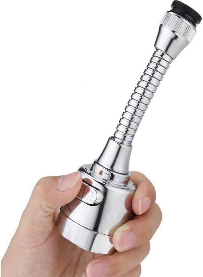 SIYANSHU 360 Rotatable Faucet Sprayer Head with Hose;Movable Kitchen Tap Head Attachment,Anti-Splash Faucet Nozzle Head Replacement, (Pack of 1, 17.8 x 5.6 x 0.05 cm) - Image 3